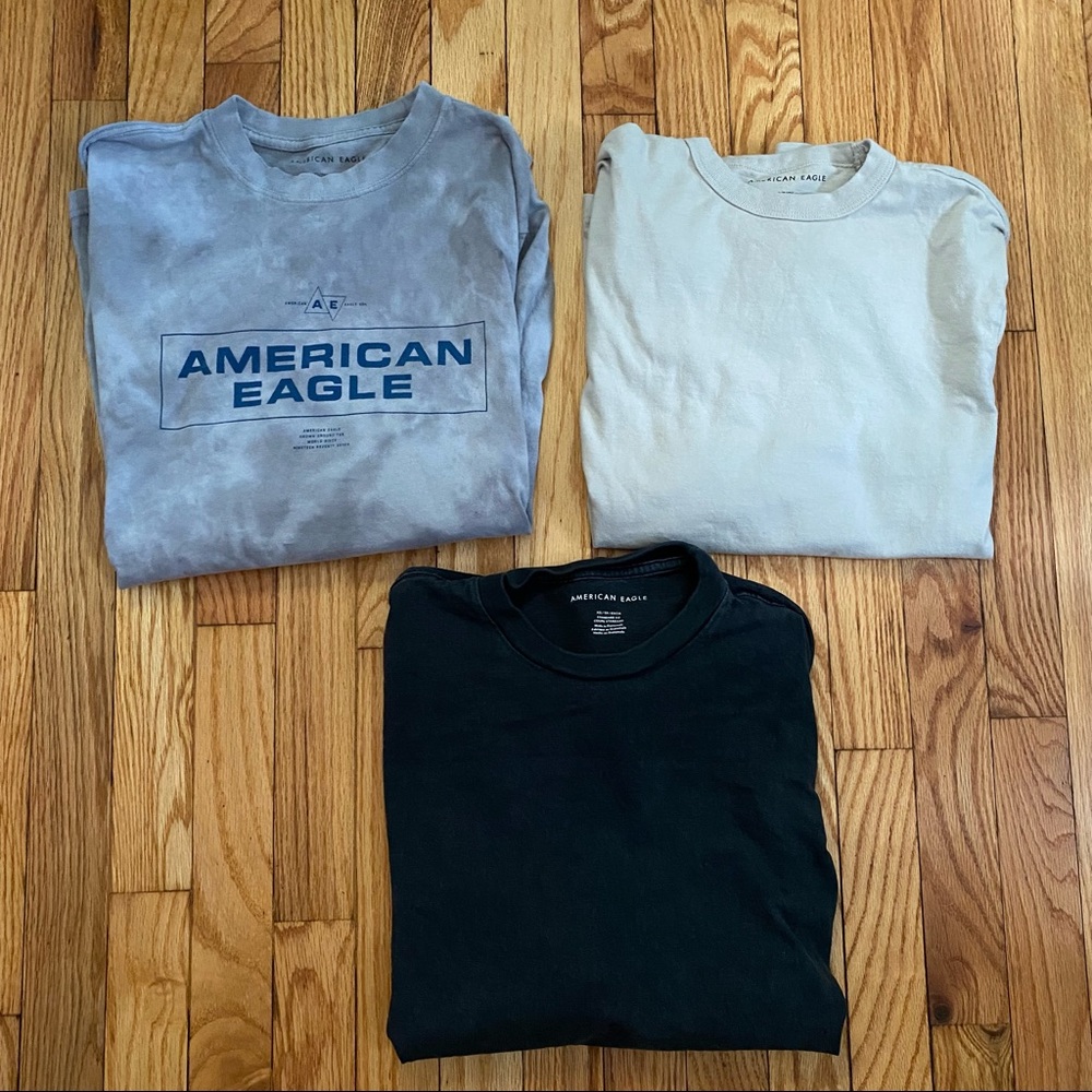 American Eagle Long sleeve Mens Shirt Bundle